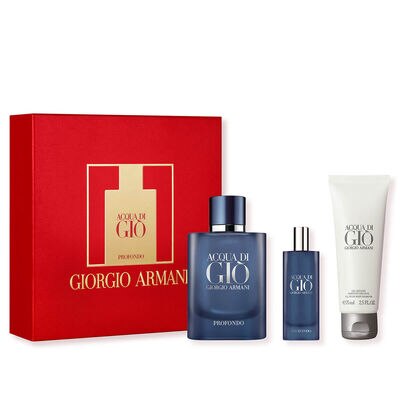 SET ACQUA DI GI&Ograve; PROFONDO EAU DE PARFUM PARA HOMBRE
